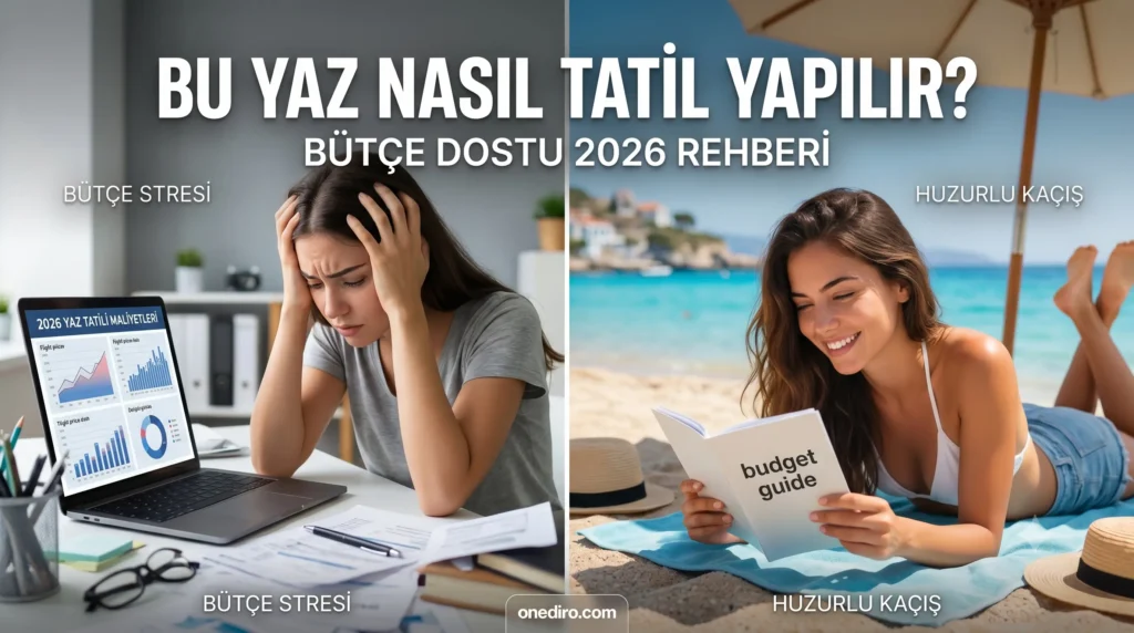 2026 yaz tatili için 6 hayat kurtaran taktik ile paranız cebinizde kalsın