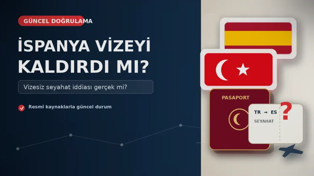ispanya türk vatandaşlarına vizeyi kaldırdı mı iddası gerçek mi