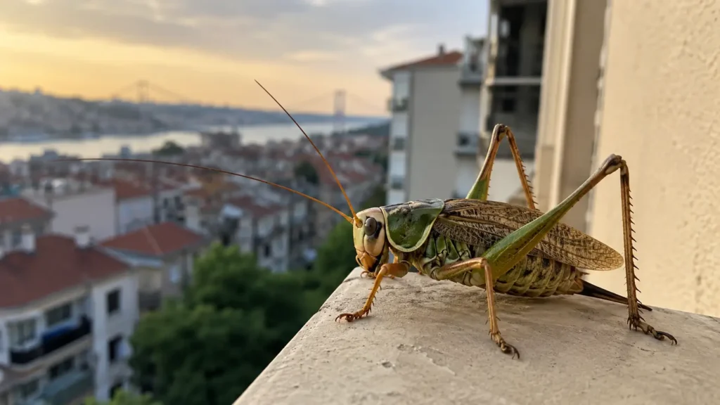 İstanbul’da Dev Çekirge; İstila mı, Zararlı mı? istanbulda dev çekirge