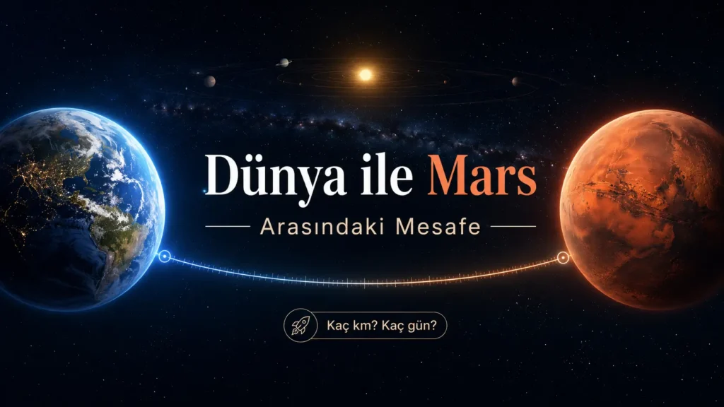 Dünya ile Mars Arasındaki Mesafe Ne Kadar? Kaç Km ve Kaç Gün? dünya ile mars arasındaki mesafe ne kadar, kaç km ve kaç gün