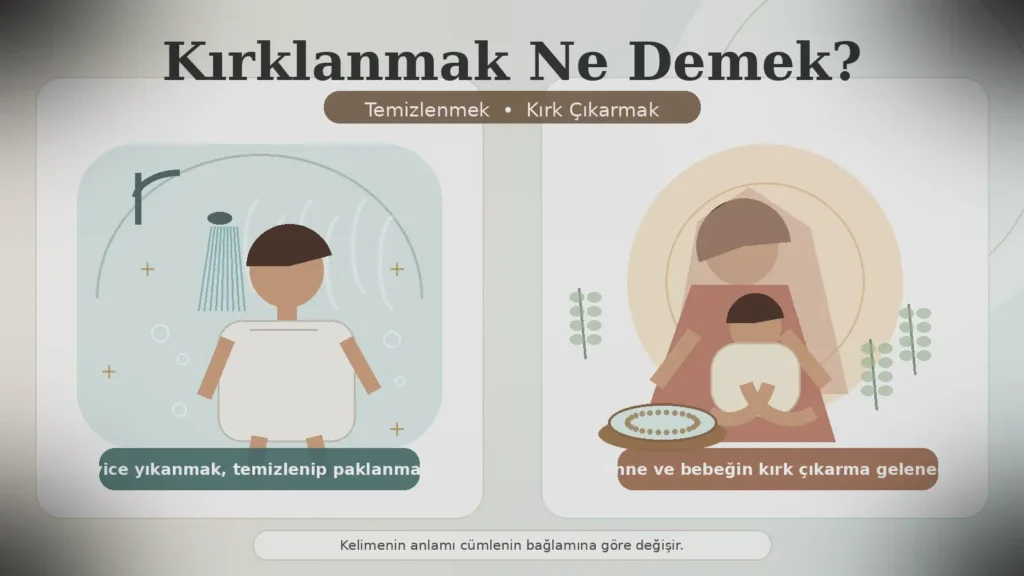 kırklanmak ne demek