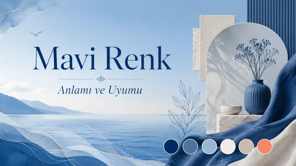 Mavi Rengi Ne Anlama Gelir? Psikolojik Etkisi ve Uyumlu Renkler mavi renk ne anlama gelir, psikolojik etkisi ve uyumlu renkler